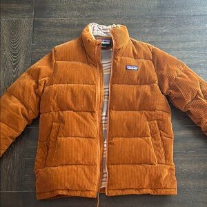 Patagonia Orange Corduroy Jacket
